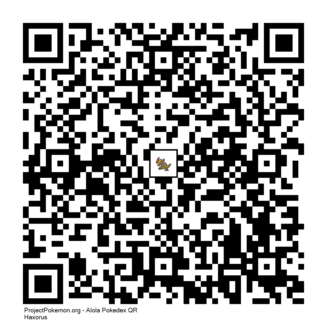 Cdigo QR de Haxorus